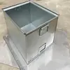 Caja de volcado de chapa de hierro almacenamiento y almacenamiento metal de desecho Molino de viento industrial carga de transporte grande caja de piezas de chapa portante herramienta