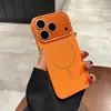 Funda magnética con patrón de lichi y círculos finos, adecuada para iPhone 18 Pro Max, funda para teléfono con tacto de piel, película para lente de cristal Apple 17 16