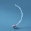 Manguera de Silicona Adaptador de Perla de PP Bola de Gravedad Tubo de Botella de Popote Convertidor Accesorios para Vasos de Agua de Niños Caucho de Silicona