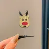Chifres de Rena de Natal Transfronteiriços Decoração de Árvore Pequena Presilha de Cabelo de Natal Pelúcia Fofa Adereço de Cabeça para Festa de Feriado Acessórios de Cabelo para Meninas