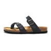 Chinelos Femininos Slip-on para Exterior com Fivela Ajustável, Palmilha de Espuma de Memória, Sandálias Masculinas com Suporte Confortável para o Arco