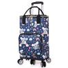 Carrito de compras de gran capacidad con ruedas giratorias silenciosas plegables, impermeable y resistente al desgaste, carrito de compras portátil para supermercado, personalizable