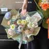 Ramo de Flores de Papel Hecho a Mano 100% off Flores de Papel DIY Materiales Florales Textura Papel Crepé Flores Plegadas Ins Papel de Envoltura Floral
