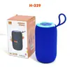 H329 Caixa de Som Bluetooth Sem Fio para Exterior Casa Portátil Mini Subwoofer Alto Volume Caixa de Som Bluetooth