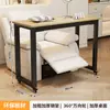Mesa de Manicura Doble de Lujo Ligero con Ruedas, Mesa de Manicura Desmontable, Mesa de Manicura Estilo Crema Ins de Tienda Japonesa