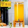 Cubo de Coca-Cola, Cubo para Bebidas de Jugo, Buffet, Cubo para Té de Frutas, Cubo para Vino, Cubo de Vidrio de Gran Capacidad, Tetera para Agua Fría con Grifo