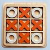 Juego de Madera Tres en Raya Transfronterizo para Niños, Educativo, Entrenamiento de Pensamiento Lógico, Ajedrez Sanlian, Entretenimiento, Juego de Batalla de Ocio