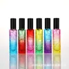 Frasco Quadrado Colorido Personalizado para Perfume 15ml Frasco Cosmético de Maquiagem Frasco Borrifador Portátil para Amostra Frasco Refil para Fragrância