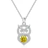 Collar Versátil de Plata de Ley S925 Europea y Americana Transfronterizo con Doce Piedras de Nacimiento Colgante Moda Amazon Cadena para Clavícula
