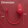 Vibrador de Control Remoto para Mujeres Charan Cupid APP, Estimulador del Clítoris y Punto G, Producto Adulto Invisible para Usar