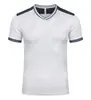 Uniforme de Futebol de Manga Curta com Decote V de Secagem Rápida para Esportes ao Ar Livre Novo Estilo Transfronteiriço Camisa Única para Homens e Mulheres com Logo Personalizado
