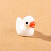Pato Amarillo Pequeño Que Brilla en la Oscuridad Figura Luminosa Adorno Pequeño Accesorio Artículo Pequeño Escritorio de Oficina Animal Pequeño Pato