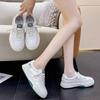 Sapatos Femininos, Sapatos Brancos para Mulheres, Tênis da Moda Nova Primavera e Outono 2025, Solados Plataforma, Dad Shoes, Sapatos Esportivos para Mulheres