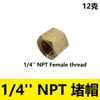 Conector Roscado de Latón NPT de 1/2 pulgada Adaptador de Tubería Macho, Conector Roscado Hexagonal Rosca Exterior NPT de 1"