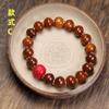 Pulsera de Hueso de Camello del Tíbet Pulsera de Hueso de Camello Viejo del Tíbet Envuelto en Hueso con Accesorios de Cuentas Dzi Joyería de Estilo Étnico Tibetano