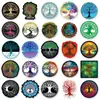 50 Árvore da Vida Grafite Personalidade Transfronteiriça Criativo Totem Pintado à Mão Cartão Goo Decorativo Adesivo Impermeável para Skateboard Bagagem
