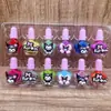 Sanrio Kuromi Set de Esmalte de Uñas a Base de Agua para Niños Esmalte de Uñas de Niña Lindo de Dibujos Animados Uñas de los Dedos Removibles
