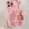 Cadena popular de moño transfronteriza adecuada para fundas de teléfono Apple iPhone 13 Pro/17/15 Pro Max 15/16