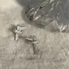 Casual, Exquisito, Lujo Accesible, Gama Alta, Elegante de Nicho, Pendientes Nudosos de Circonio, Pendientes de Diseño Versátil y Moderno para el Día a Día