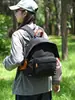 Mochilas Transfronterizas de Nuevo Estilo para Estudiantes de Preparatoria y Universidad con Alto Atractivo Estético, Mochilas Sencillas de Color Sólido para Viajar y el Día a Día, Adecuadas para Hombres y Mujeres