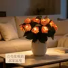 Flores artificiais de LED personalizadas, flores de plástico para decoração de hotel, criando uma atmosfera ambiente, usadas como adereços para fotografia e como ornamentos internos para salas de estar