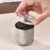 Mini Recipiente de Titanio Puro Portátil para Té, para Viajes al Aire Libre y Camping, Contenedor Sellado para Almacenamiento de Té