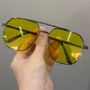 Gafas de sol tipo aviador, Gafas de sol para hombre, Personalidad moderna, Gafas de sapo de alta gama, Gafas para conducir y andar en bicicleta