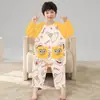 Pijamas de Primavera y Otoño para Niños, Camisones, Ropa de Gateo Infantil de Manga Larga con Dibujos Animados Lindos para Niños, Monos para Niños Medianos y Grandes, Algodón Puro