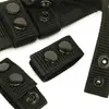 Fivela de Cinto Tático de Serviço Fivela de Encaixe para Passador Externo de Cinto Fivela de Armazenamento Trava de Segurança Fixação da Camada Interna e Externa 5cm