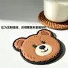 Posavasos de Goma Suave de PVC de Dibujos Animados Impermeables Aislantes de Calor para Tazas de Café Tazas de Té Cuencos Estampados Coloridos Bases para Ollas Posavasos Antideslizantes