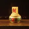 Adorno Nuevo Año del Caballo Giratorio de la Fortuna Pintado, Imprescindible para Jugar Mahjong, Decoración de Escritorio