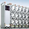 Puerta Retráctil Eléctrica de Acero Inoxidable Personalizada para Escuelas, Unidades, Fábricas y Empresas, Puerta Corredera Plegable Automática de Aleación de Aluminio con Control Remoto