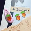 Decorações Populares Realistas Coloridas para Nail Art de Frutas Versáteis Acessórios de Verão Frutados Gelo-Transparente Enfeites de Resina