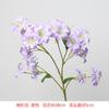 Flor artificial morada ceremonia de boda salón de bodas camino principal arreglo floral techo decoración arco de bienvenida hotel fila de flores flores falsas