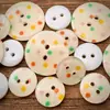 Botones Adorables de Lunares, Botones de Dos Ojales Manchados, Botones para Coser Ropa de Bebé, Ligas para el Cabello, Botones para Accesorios Hechos a Mano DIY