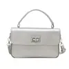 Nova Bolsa de Ombro Outono 2025, Elegante, Personalizada, Simples, Moderna, Luxo Leve, Cor Pura Retrô, Bolsa de Mão Versátil
