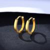 PAG & MAG plata esterlina minimalista hebilla de oreja plata 925 aretes moda simple coreana comercio exterior transfronterizo joyería de oreja venta al por mayor