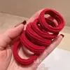Goma para el pelo roja para mujer, adecuada para su año zodiacal, hecha de tela, suave para el cabello, festiva para Año Nuevo, diadema
