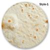 Manta Burrito Transfronteiriça Manta Pizza Estampada Digitalmente Manta de Cochilo de Flanela Manta Tortilla Dupla Face