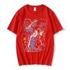 Camiseta de anime estampada Jojo Bizarre Adventure Jotaro Star Camisa europea de manga corta