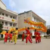 Accesorios de performance de danza del dragón para estudiantes de preescolar y primaria, danza del dragón tradicional para eventos deportivos, cabeza de dragón para actuación escénica infantil del Festival de Primavera