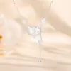 Colar Máscara de Raposa em Prata de Lei S925 para Mulheres, Novo Colar de Clavícula Estilo Chinês, Item Popular
