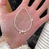 Elegante pulsera de perlas con estrellas de moda para mujer, pequeña, fresca, de alto sentido, exquisita, diseño de nicho, joyería al por mayor de generación