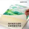 Papel Cuadrado para Pasteles al Óleo 10cm Papel Especial para Pintura Artística Estudiantil 300g Engrosado Papel de Boceto para Crayon y Marcador