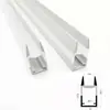 Luz de Prateleira de Vidro LED 5-12mm Luz de Partição de Armário de Vinho Slot-In Tira de Luz Luminosa Luz de Estante de Compensado
