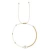 Pulsera Fina de Concha de Letra con Cuentas Miyuki Estilo Simple Japonés y Coreano Joyería Nicho Personalizada para Mujer Regalo para Pareja Joyería