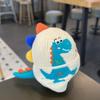 Chapéu de Algodão Infantil Dinossauro Outono e Inverno Chapéu de Lã Tricotado Proteção de Orelha à Prova de Vento Bebê Acolchoado Quente Chapéu para Frio Menino Cartoon