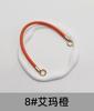 Telefone móvel Lanyard Lanyard DYI com portátil Litchi Pattern Core PU corda de couro Anti-perda Pingente Mão forte Lanyi Lanyard