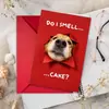 Compra directa transfronteriza: Tarjetas de felicitación peculiares con temática de perros y agujeros, diseños creativos y divertidos, adecuadas para diversas festividades, con mensajes lindos y bendiciones de propósito general