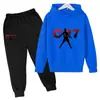 Comercio Exterior Primavera y Otoño Ropa para Niños Sudadera con Estampado de Letras CR7 Conjunto de Pantalones Ropa Deportiva Casual para Niños de Edad Media de 3 a 13 Años